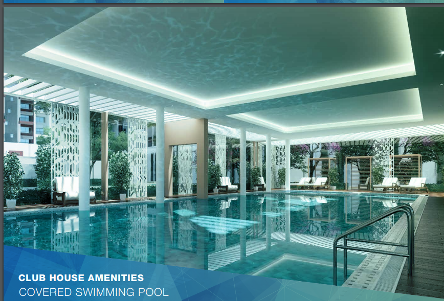 Godrej Elements - covered swimming pool